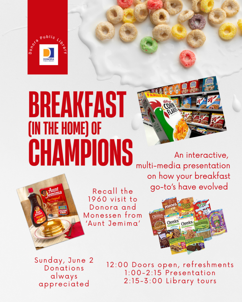 Programs and Events Donora Public Library